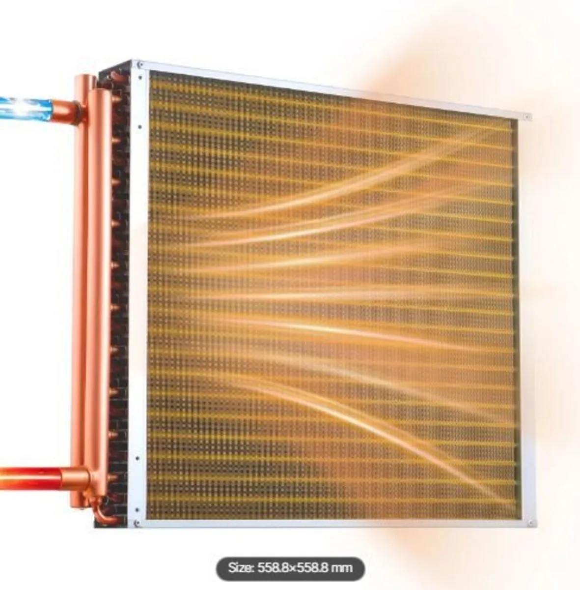 Water to Air Heat Exchanger, 559 x 559 mm - Image 4