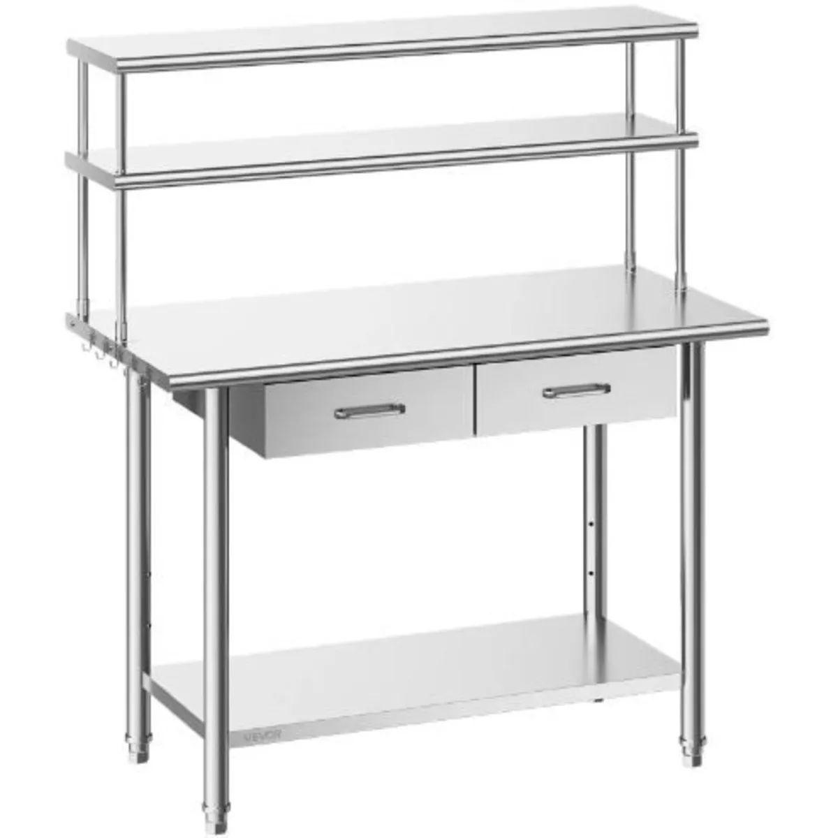 Stainless Steel Work Table, 61x122 cm - Image 4