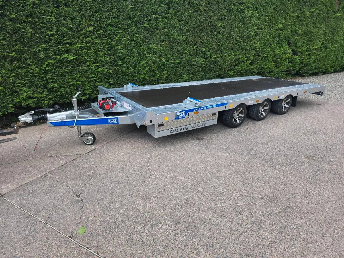 Dale kane 16ft car transporter alloys winch boxes - Image 1