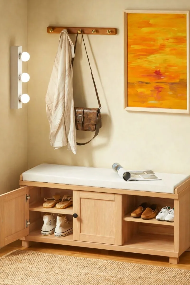 Shoe bench/rack for 6 pairs - Image 3