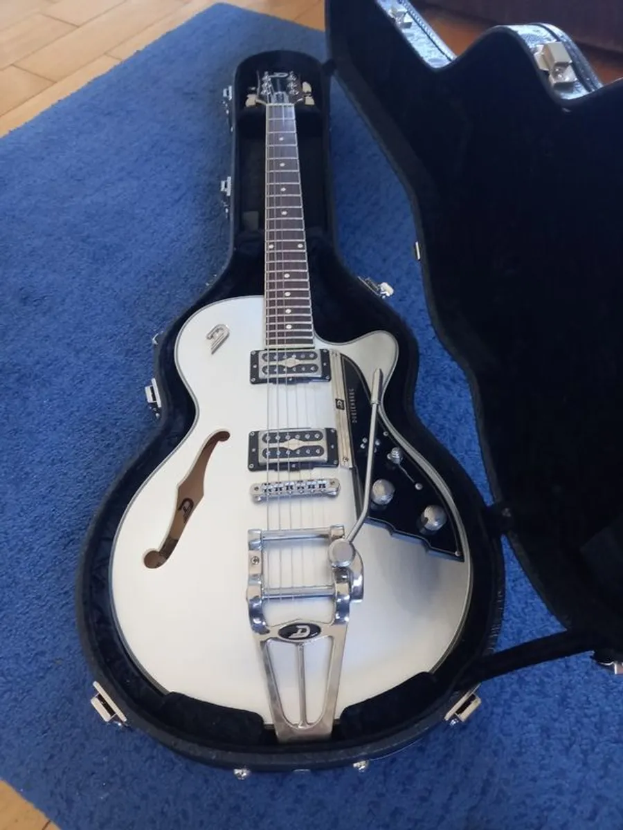Duesenberg Starplayer TV Silver Sparkle 25th Anniversary - Image 1
