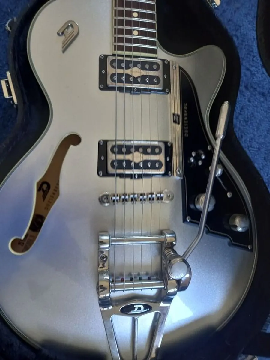 Duesenberg Starplayer TV Silver Sparkle 25th Anniversary - Image 2