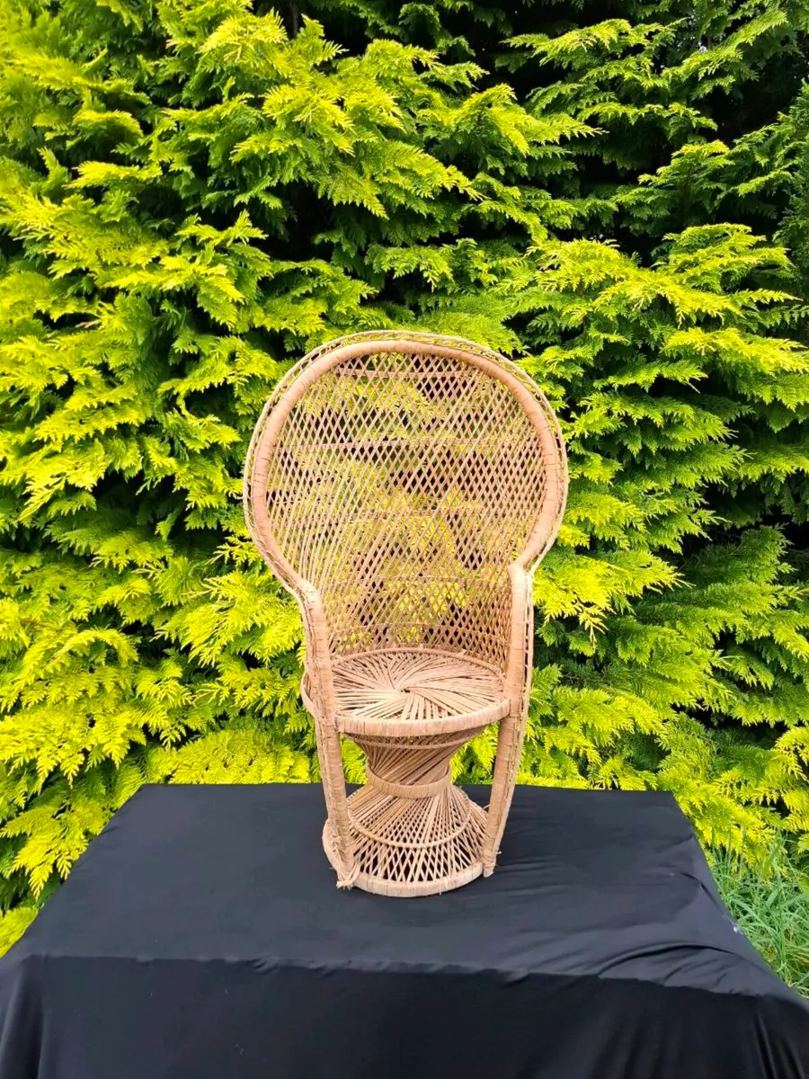 90cm wicker chair for child - Image 1
