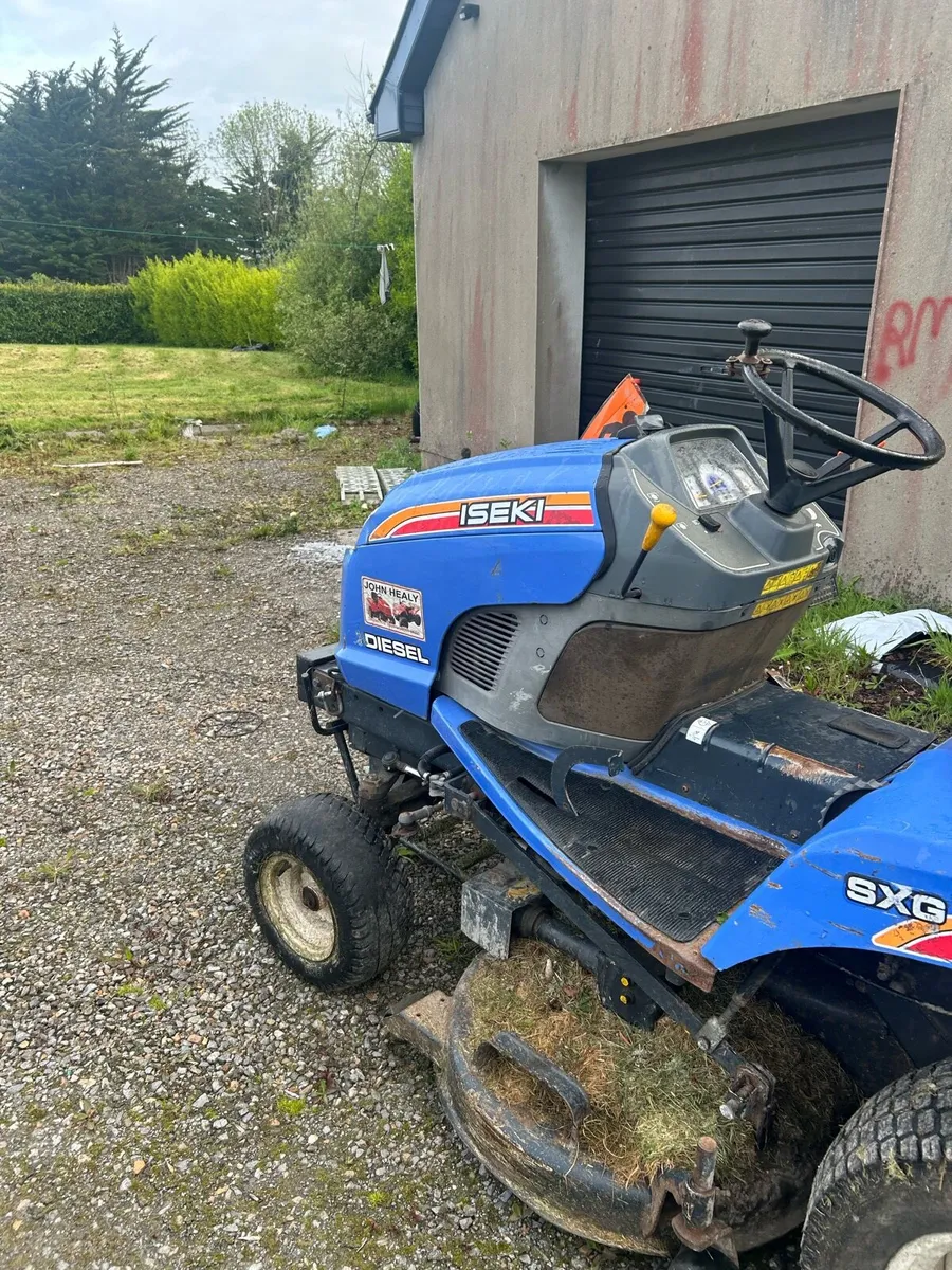 Iseki High Dump Ride on Diesel Mower - Image 1