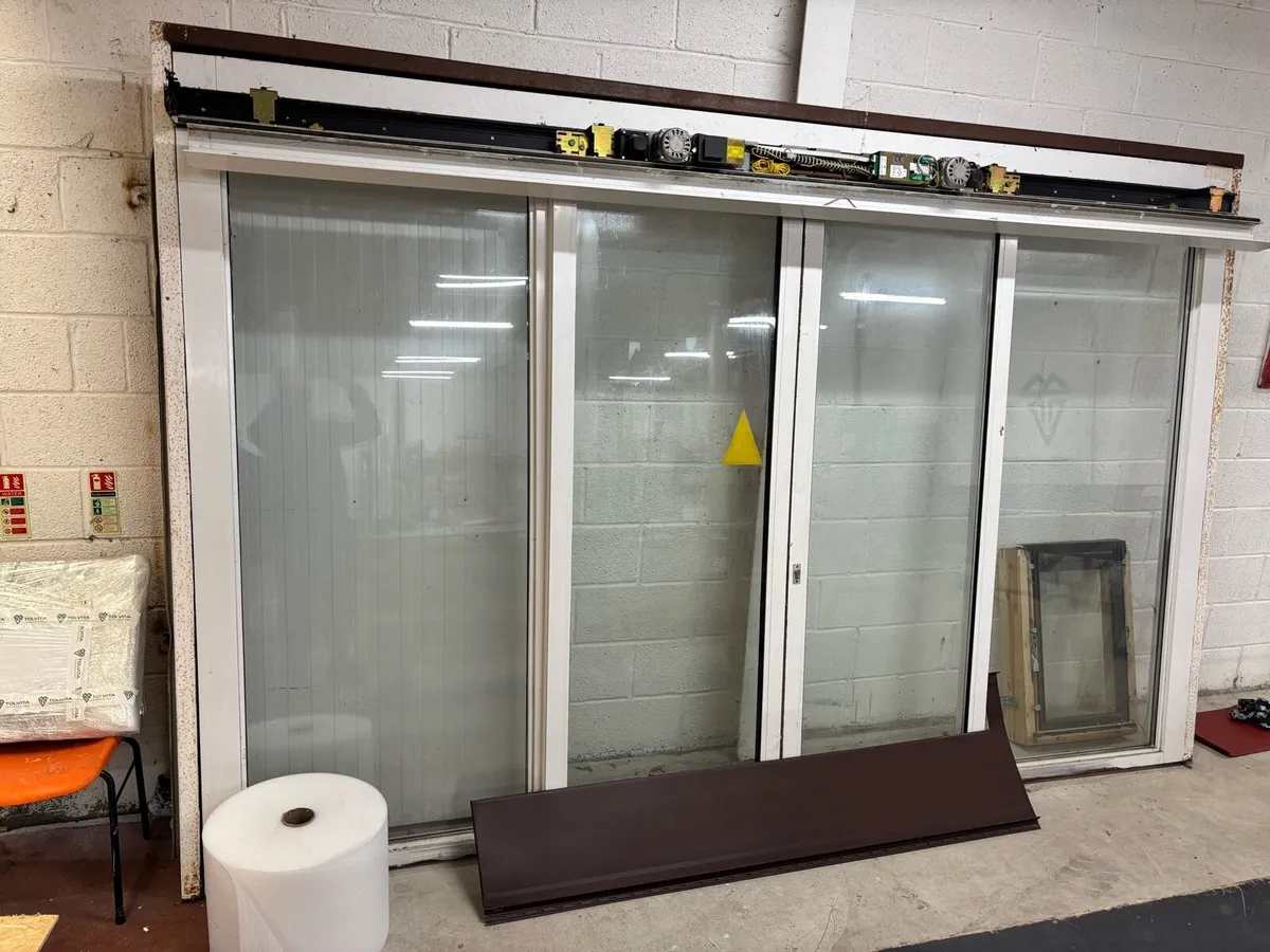 Shop entrance doors