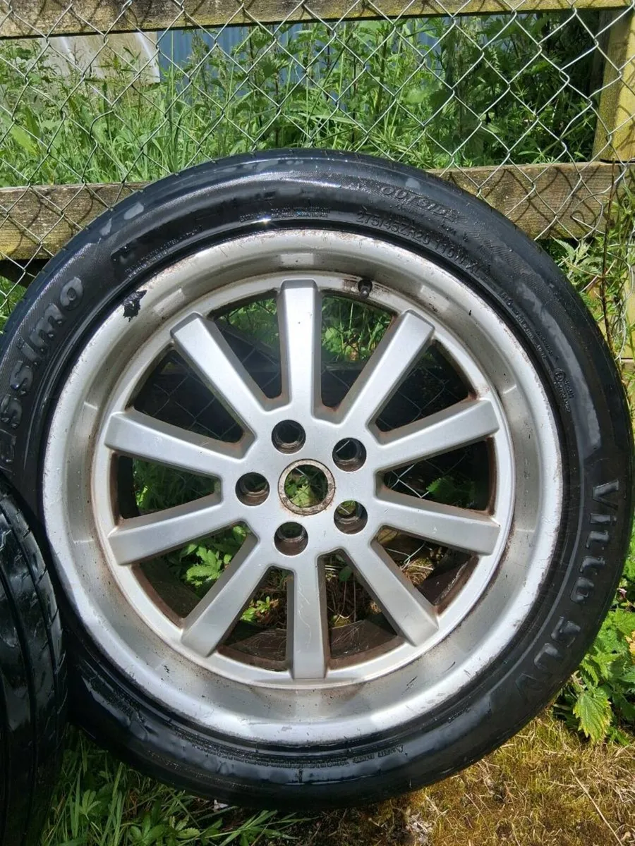 20 inch alloys plus tyres off RangeRover L322 - Image 4