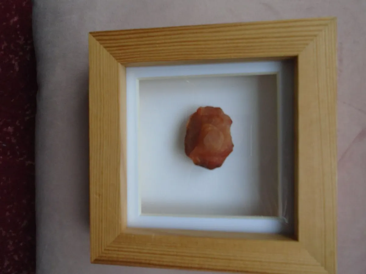 Carnelian frame, Crystal picture, Home decor - Image 2