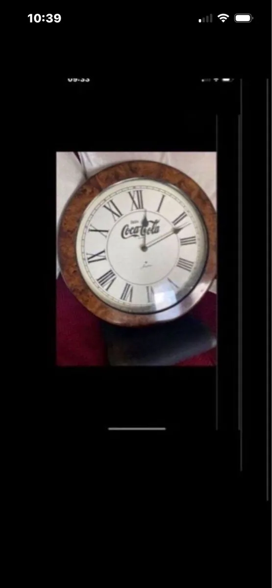 Art Deco Style Coca Cola Clock - Image 1