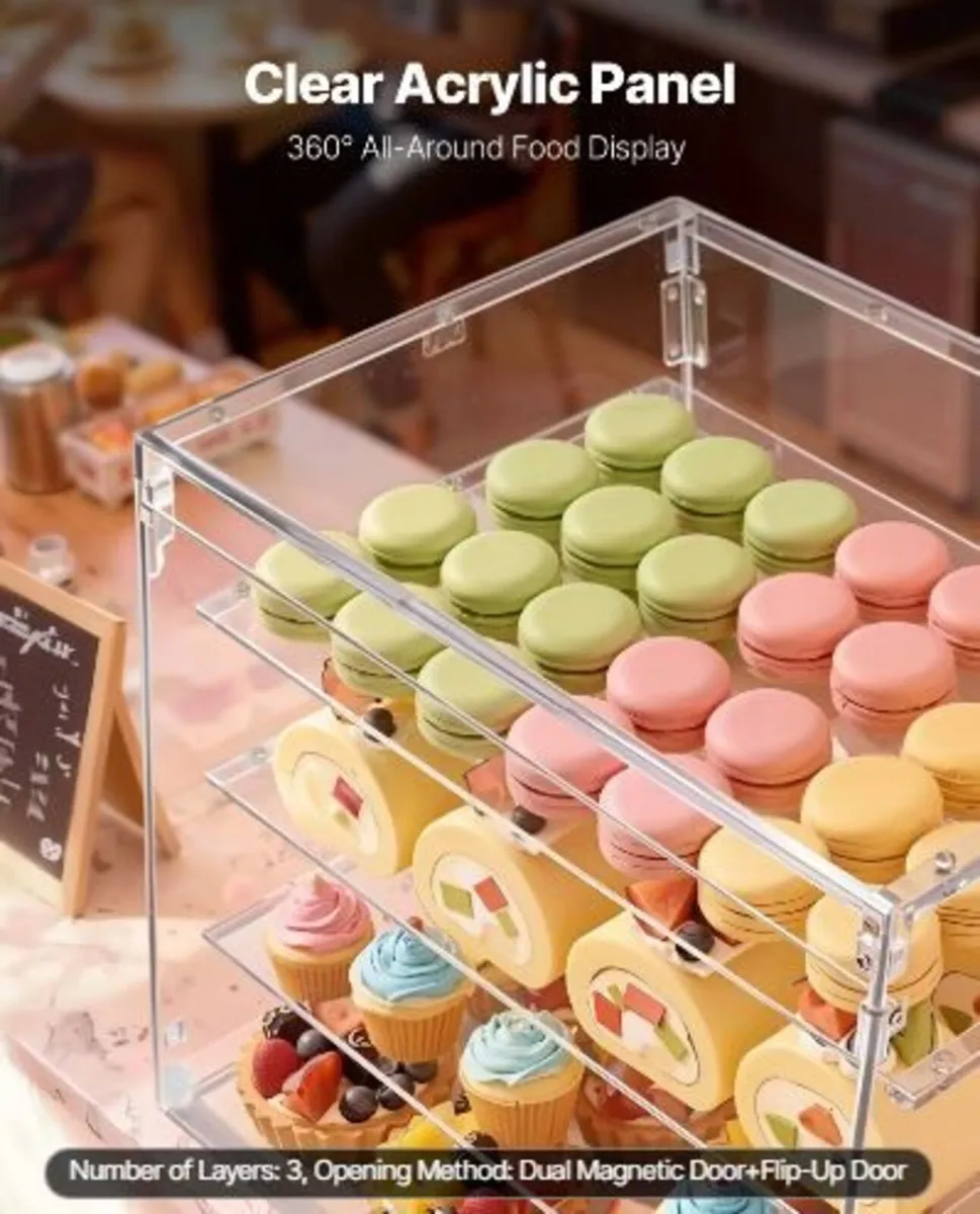 Bakery Display Case, 4-Tier Commercial - Image 2