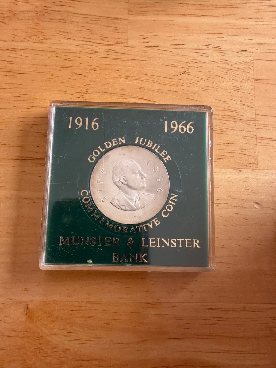 1966 Irish 10 Shilling Commemorative Coin - Image 1