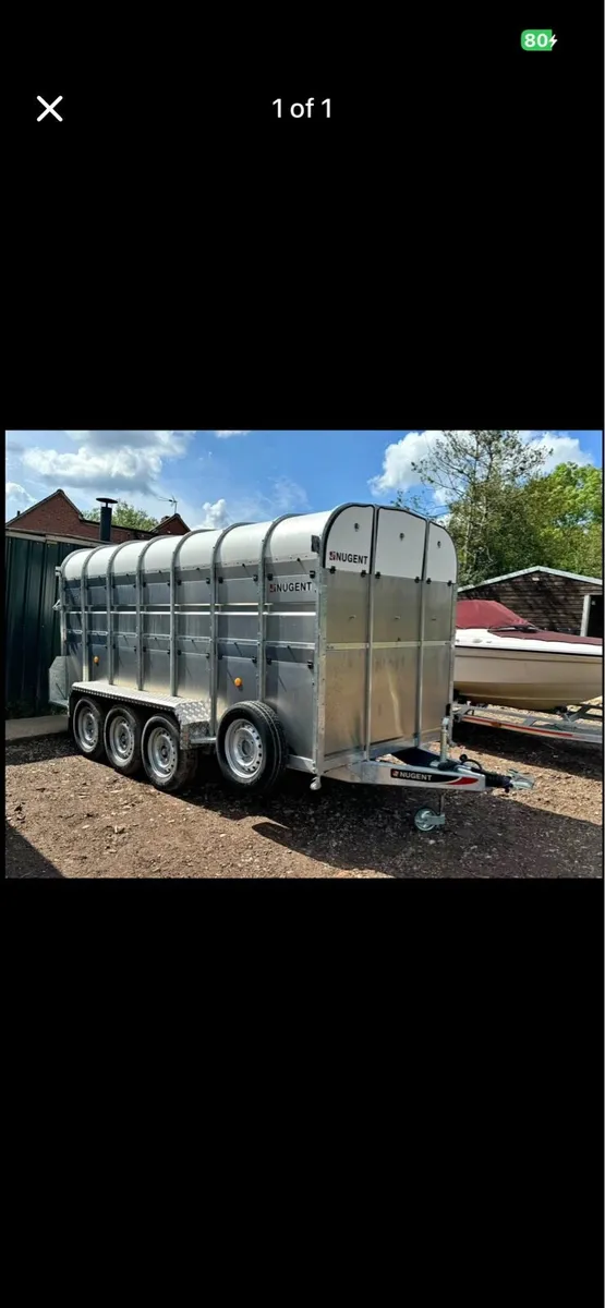 Nugent Livestock Trailer - Image 1