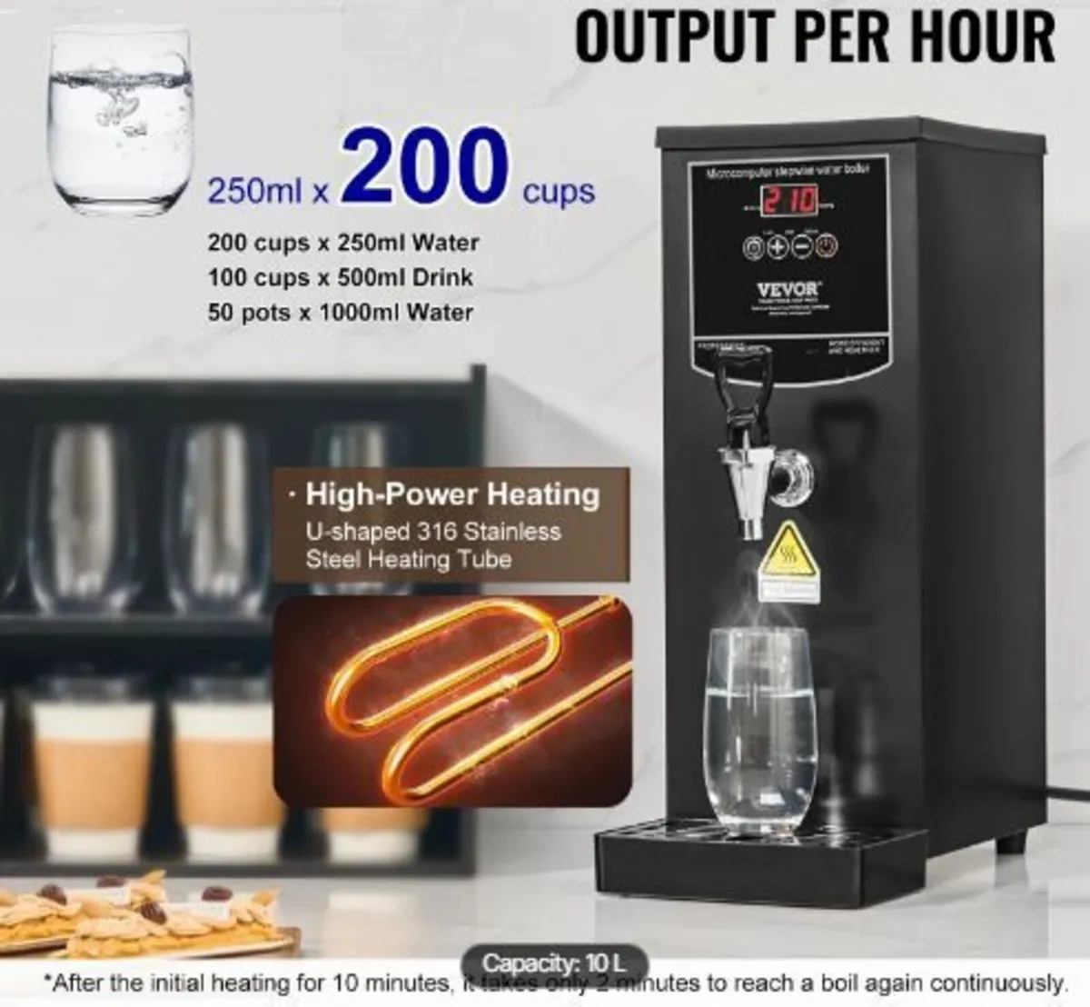 Commercial Water Boiler, Electric Hot Water - Image 2