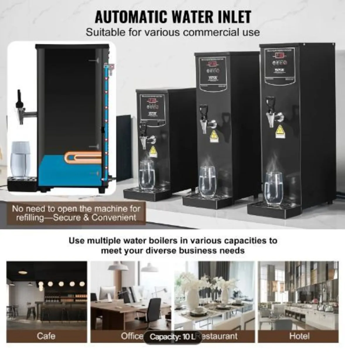 Commercial Water Boiler, Electric Hot Water - Image 4