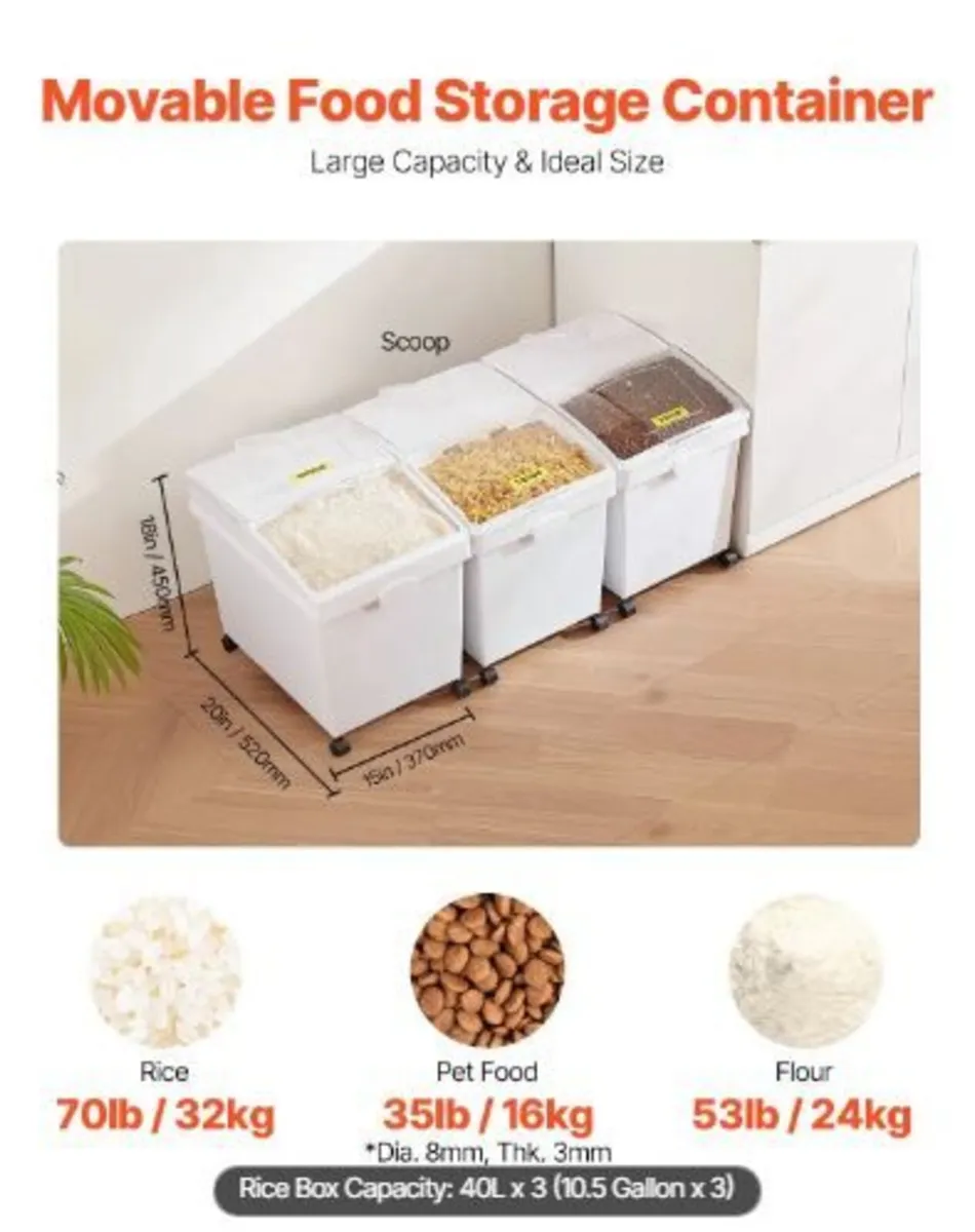Ingredient Bin, 33.3 L Capacity - Image 2