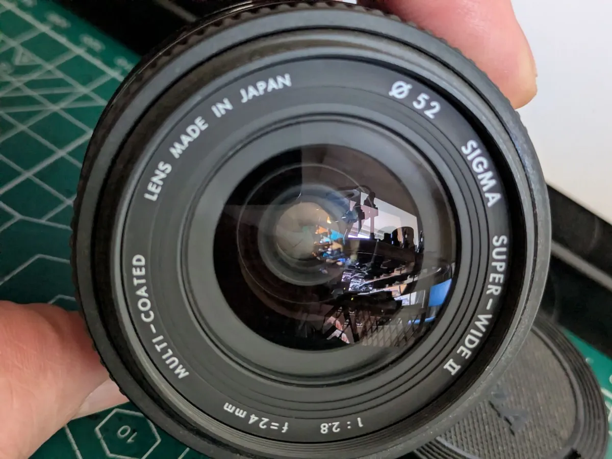A mount Sigma Super-Wide II 24mm Macro AF lens - Image 2