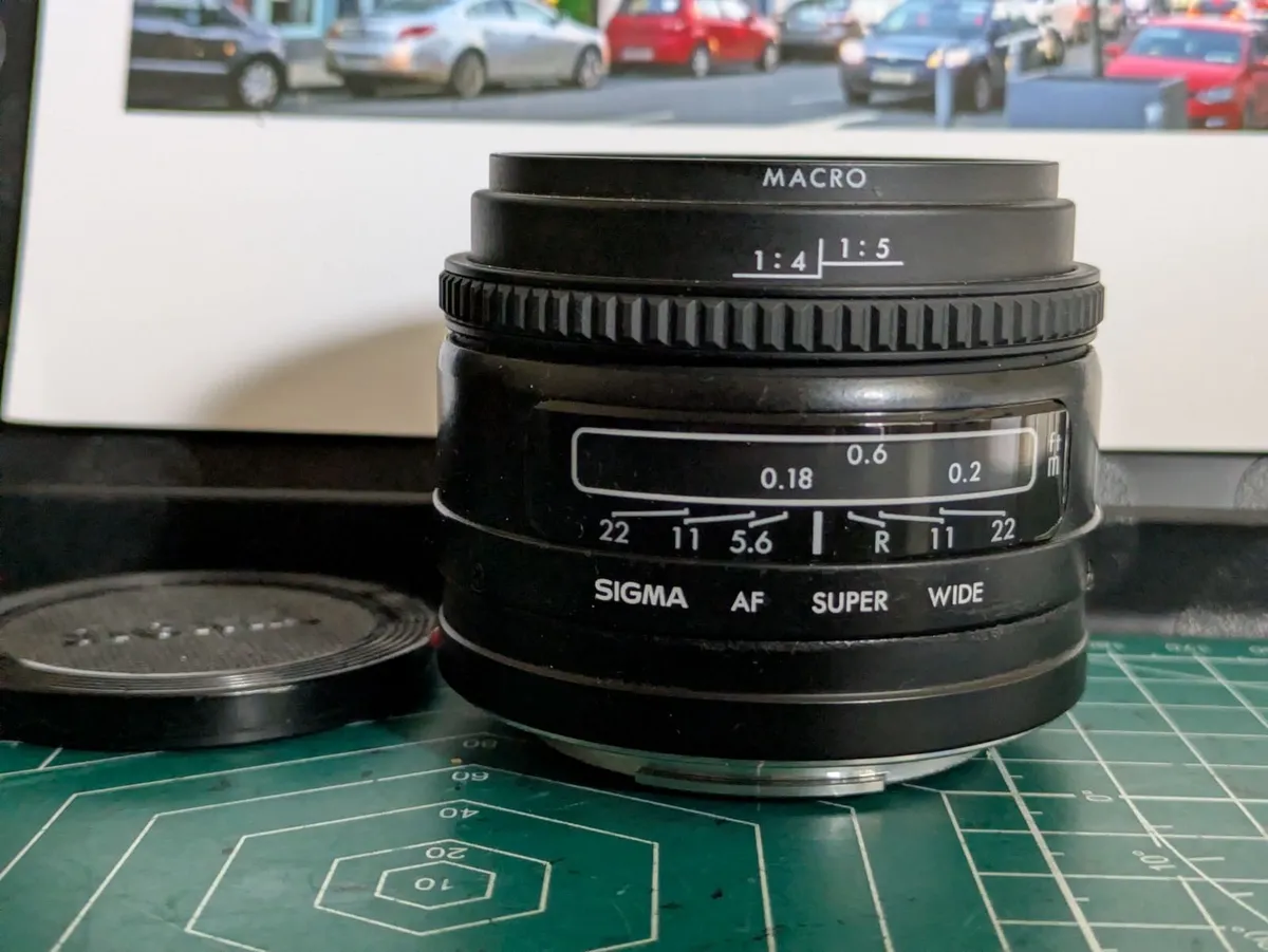 A mount Sigma Super-Wide II 24mm Macro AF lens - Image 1