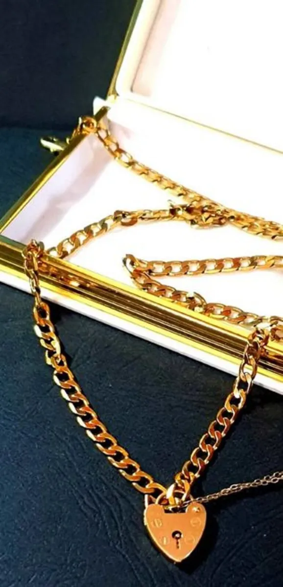 Vintage 9ct Gold 'Jailers Chain' - Image 4