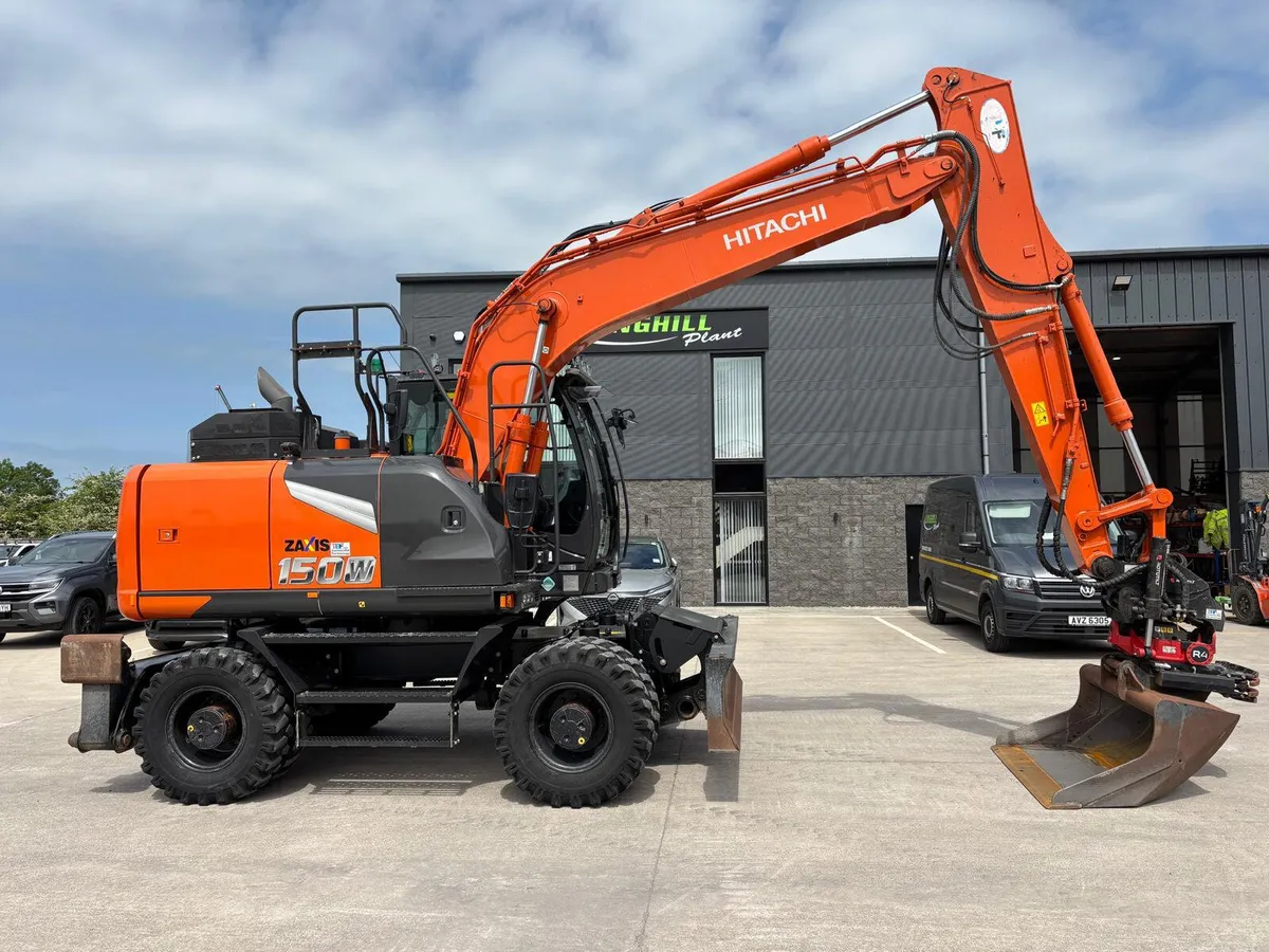 HITACHI ZX150W-7 WHEELED EXCAVATOR - Image 2