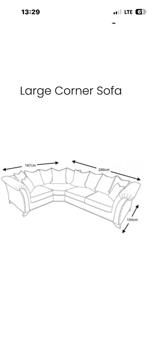 Large corner sofa - Image 2