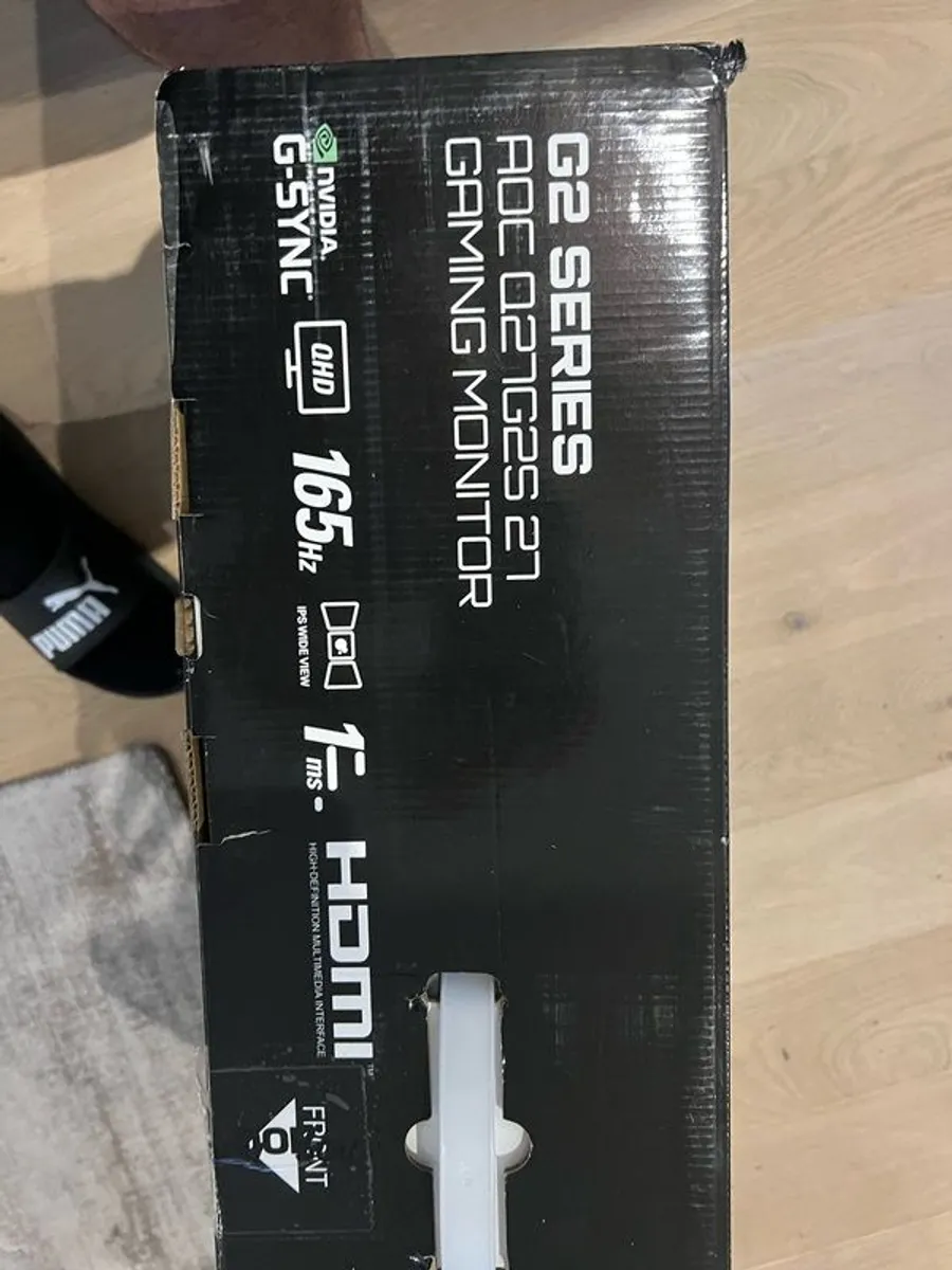 AOC Q27G2SEU 27 inch Gaming Monitor Excellent Condition - Image 2