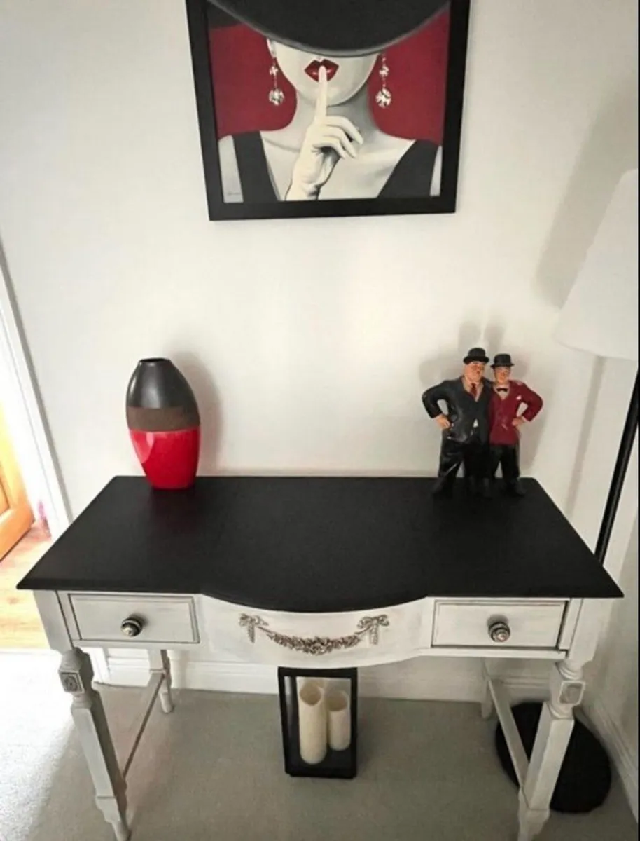 Elegant Solid Wood Console Table 107cm x 40cm - Image 1