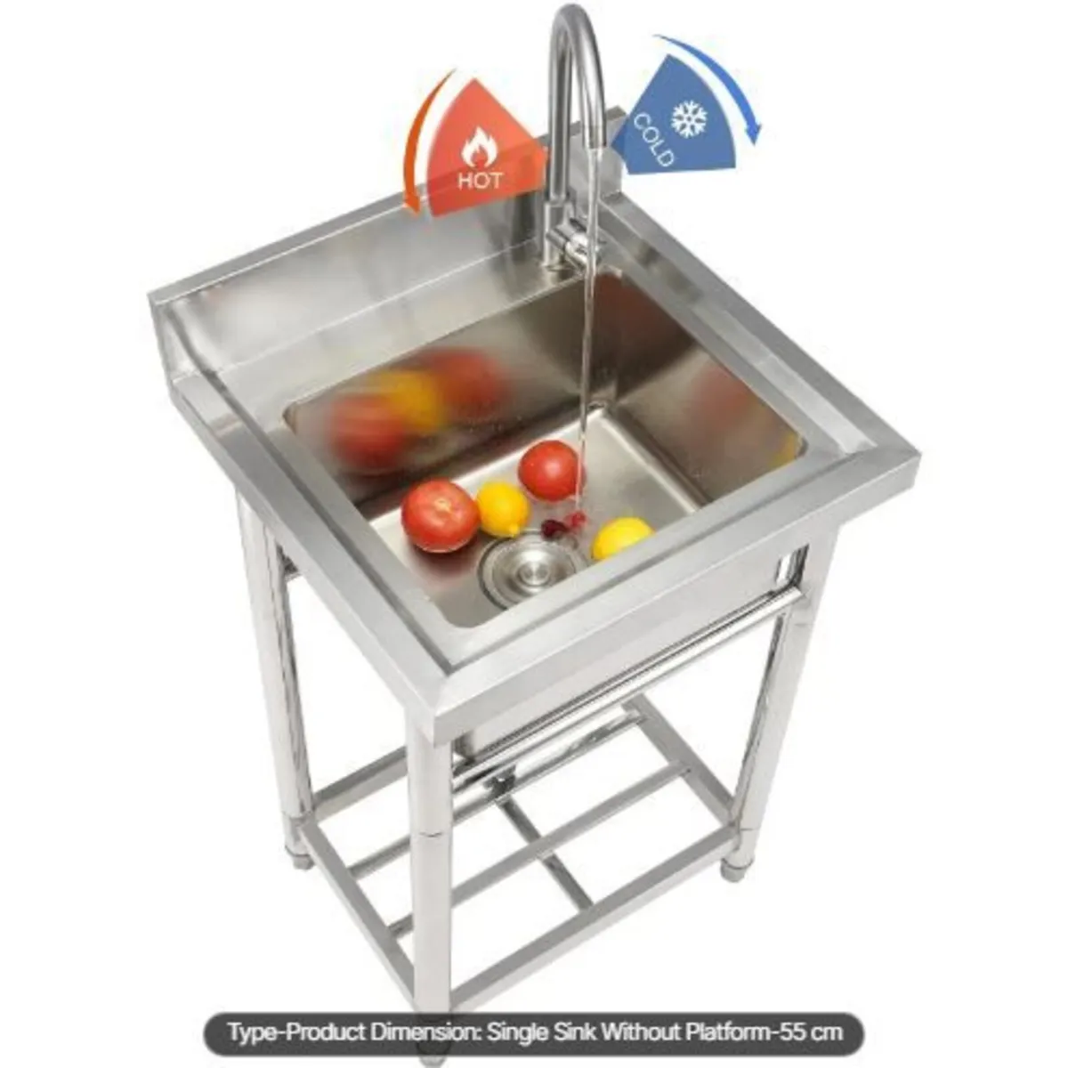Stainless Steel Utility Sink - Image 1