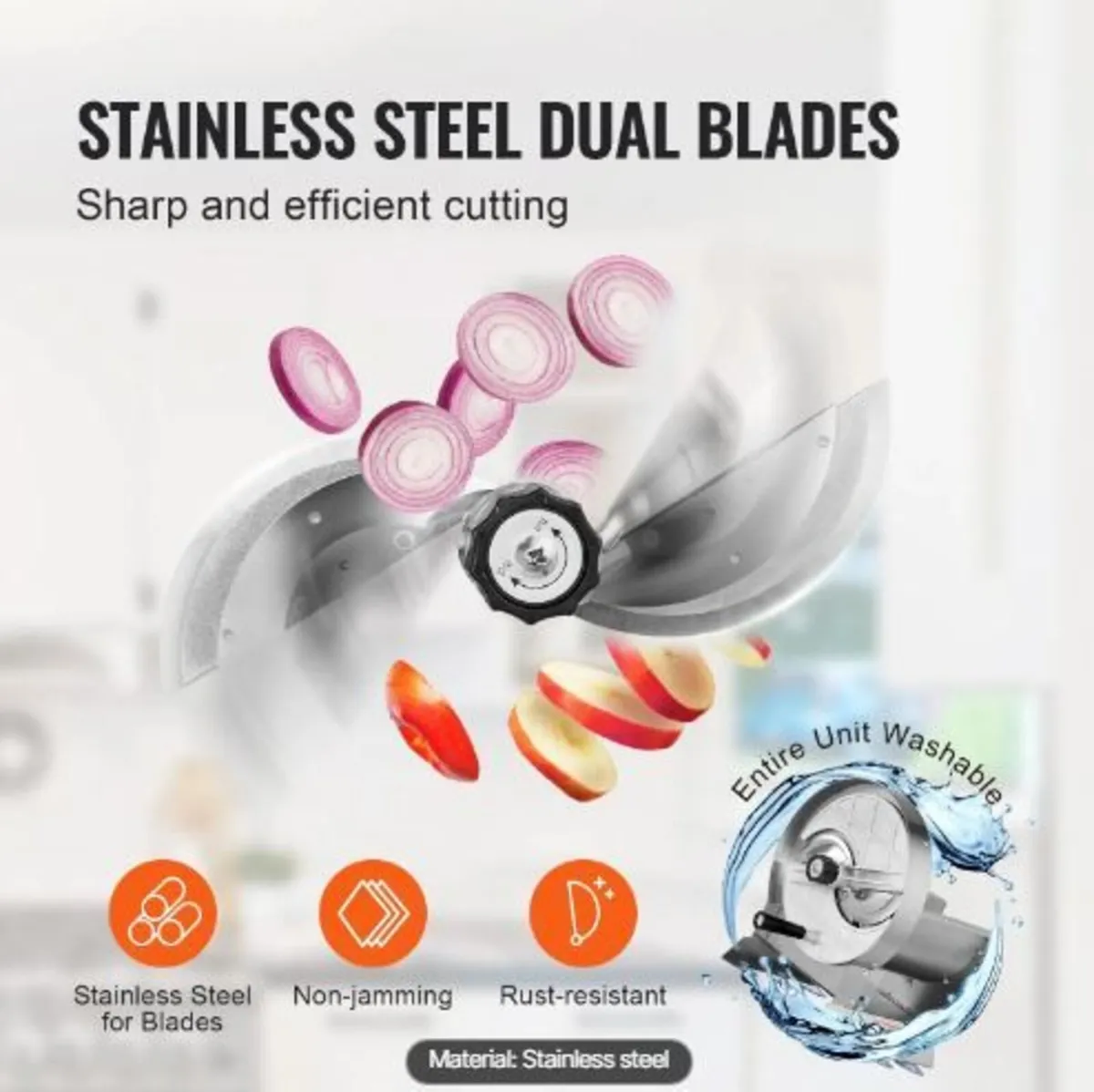 Manual Vegetable Fruit Slicer, 0-0.5"/0-12mm - Image 2