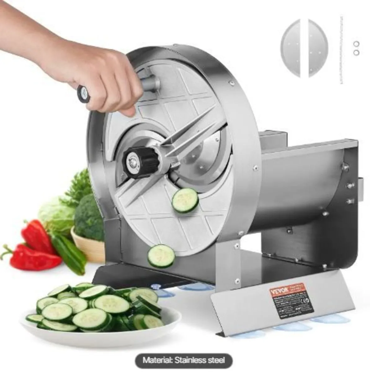 Manual Vegetable Fruit Slicer, 0-0.5"/0-12mm - Image 1