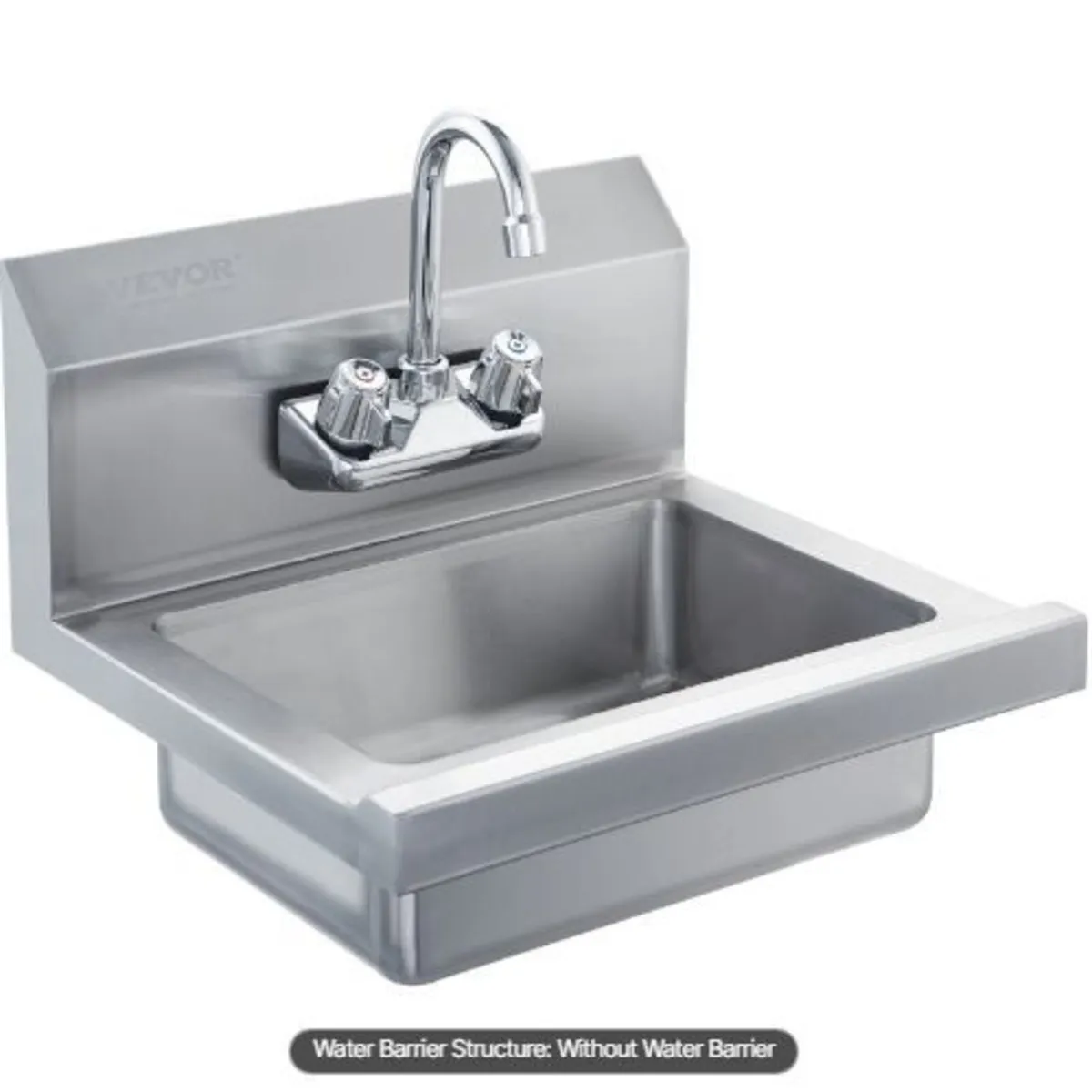 Commercial Hand Sink with Faucet - Image 2