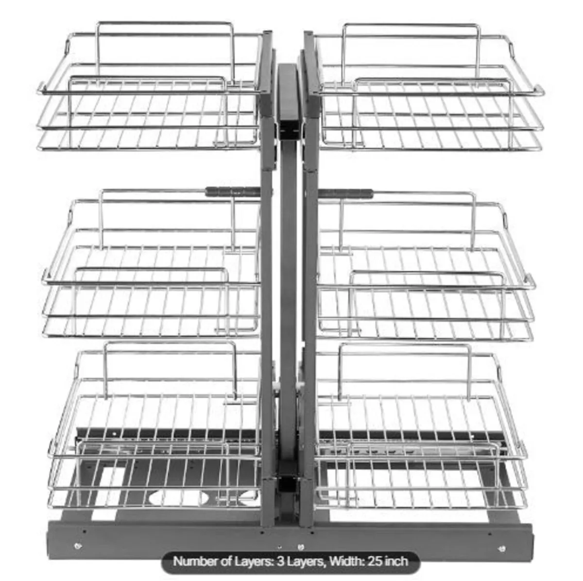 Min 15"W Opening Blind Corner Pull Out Organizer - Image 3