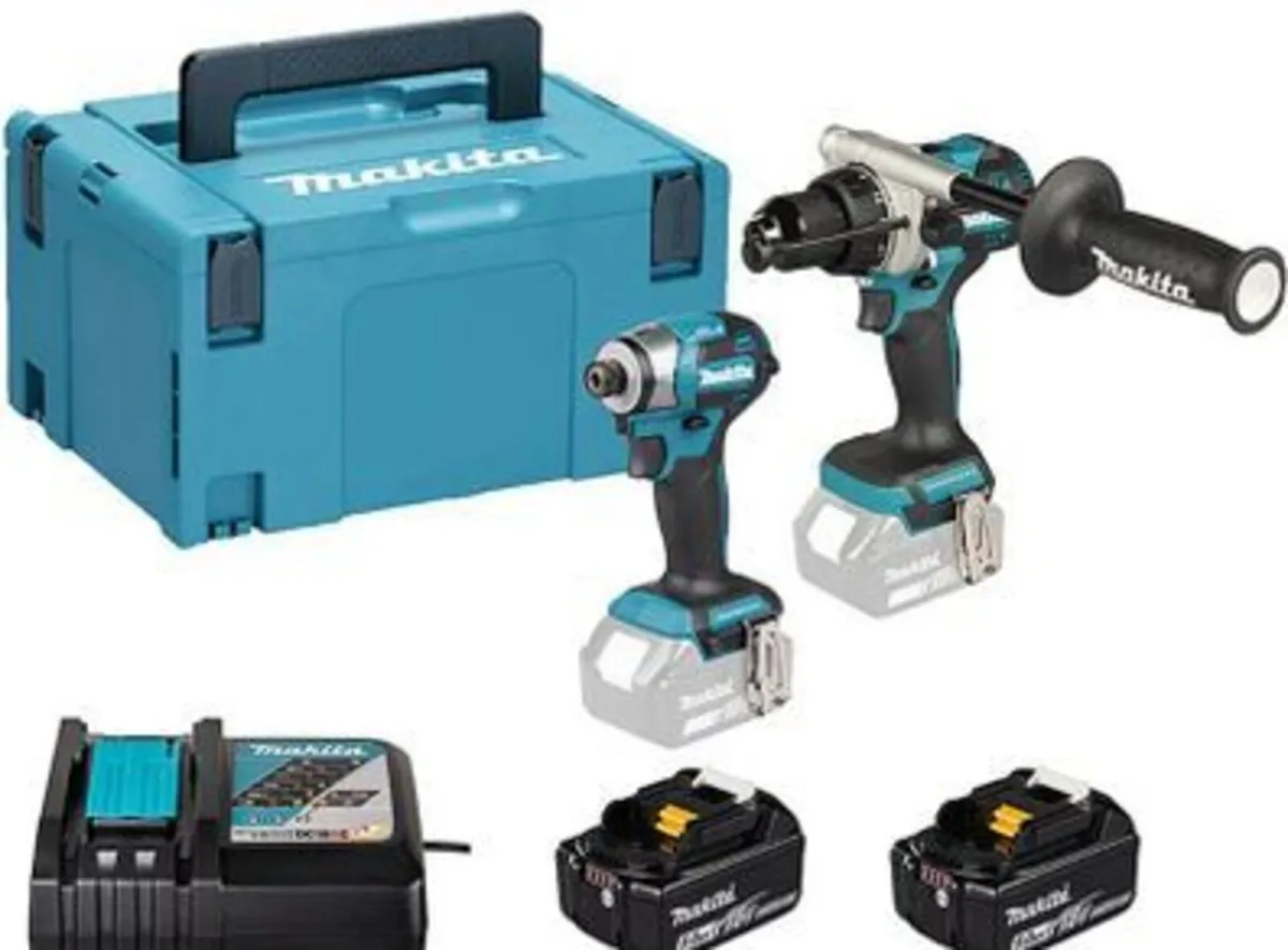 Makita DLX2549TJ 18V LXT Twin Kit DHP492 DTD173