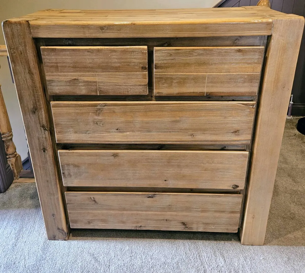 Solid Oak Chest of drawers from Next - Image 1