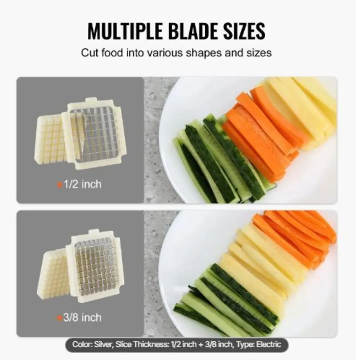 Electric French Fry Cutter, Potato Slicer - Image 2
