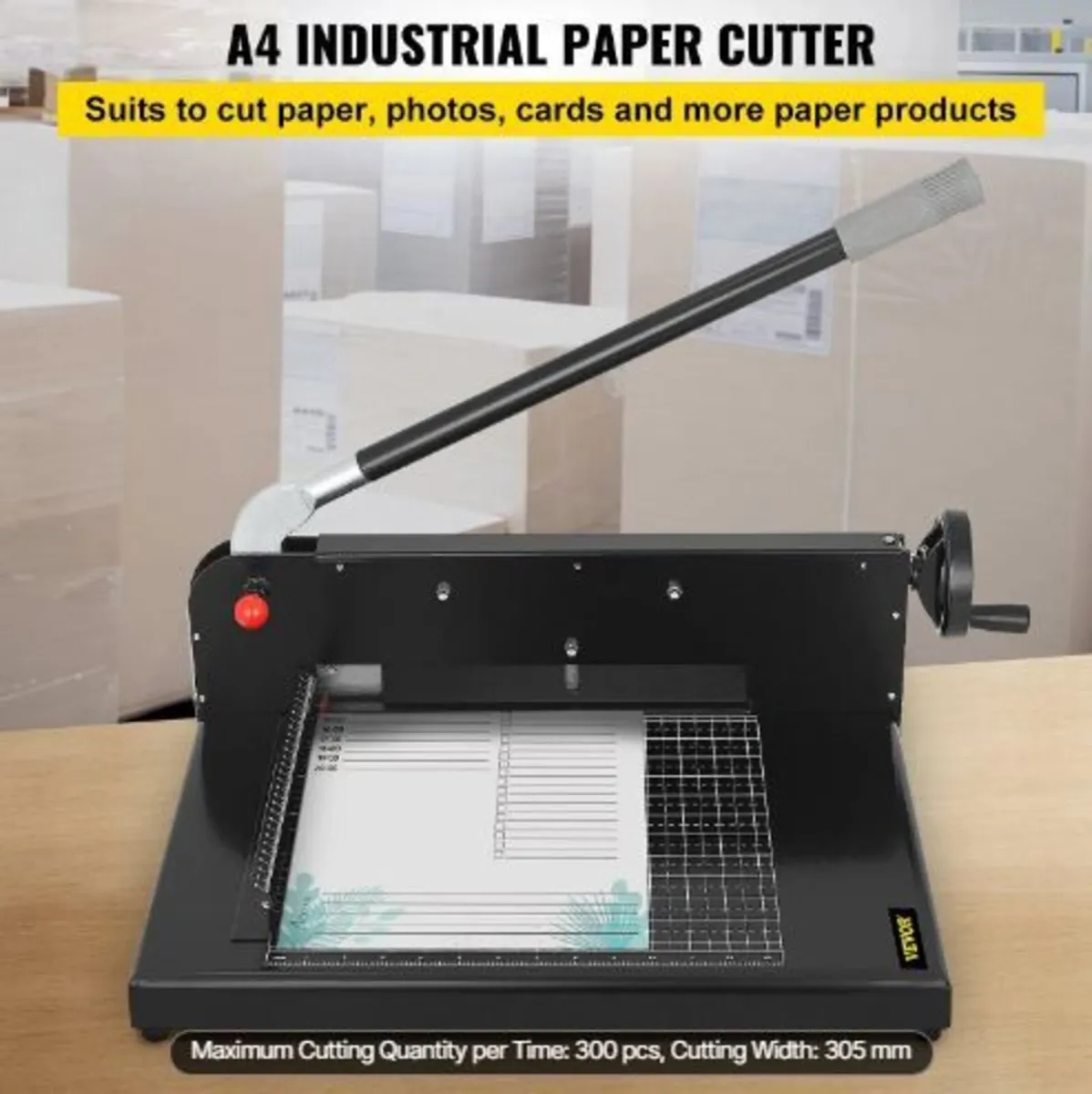 A4 Paper Guillotine 12" Width Paper Cutter - Image 3