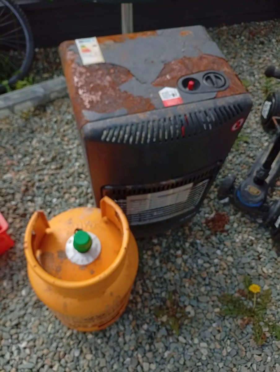 Gas bottle and heater
