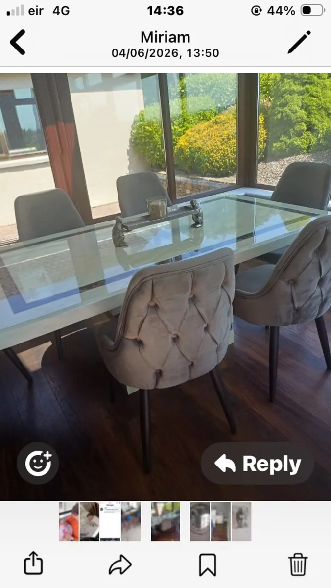 Table and chairs