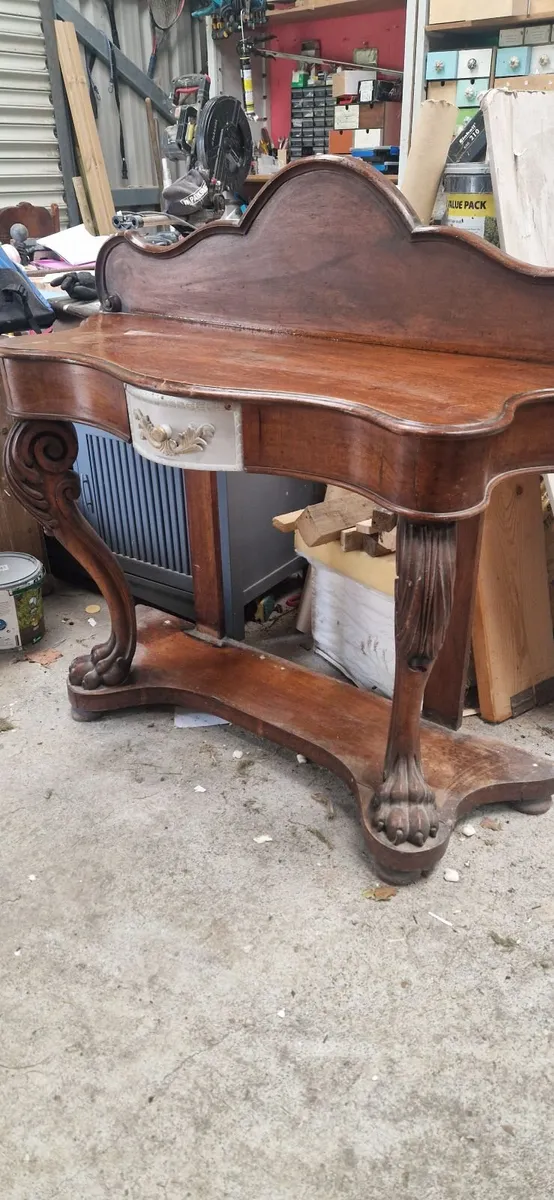 Vintage Claw Leg Table - Image 1