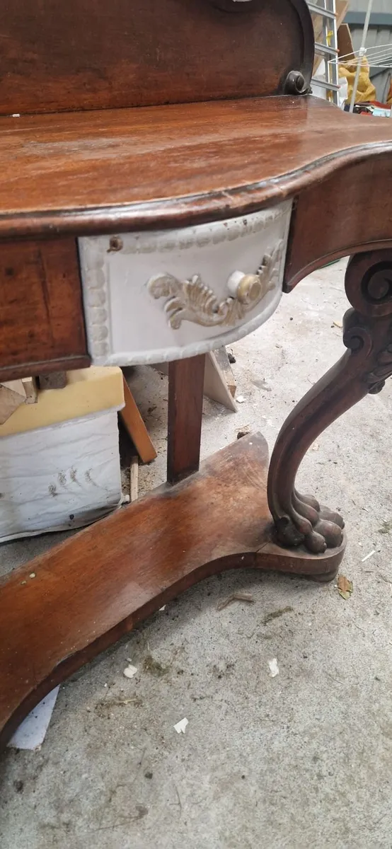Vintage Claw Leg Table - Image 2