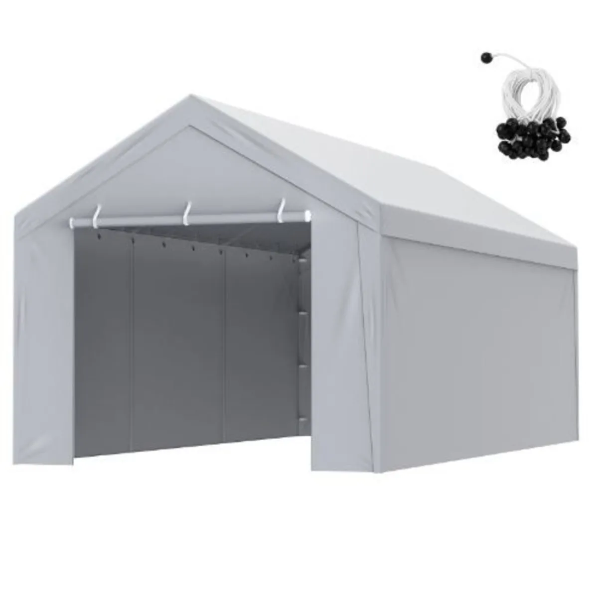 Carport Replacement Canopy Cover Top + Side Wall - Image 1