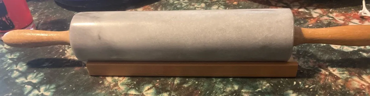 Marble rolling pin free postage