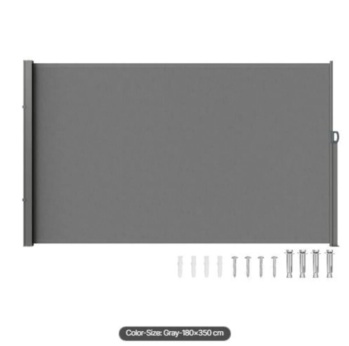 Retractable Side Awning, 71''x 138'' Outdoor - Image 4