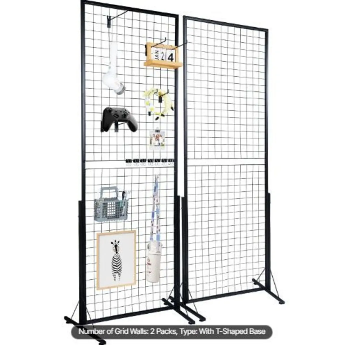 61 x170.7 cm Grid Wall Panels Tower, 2 Packs - Image 4