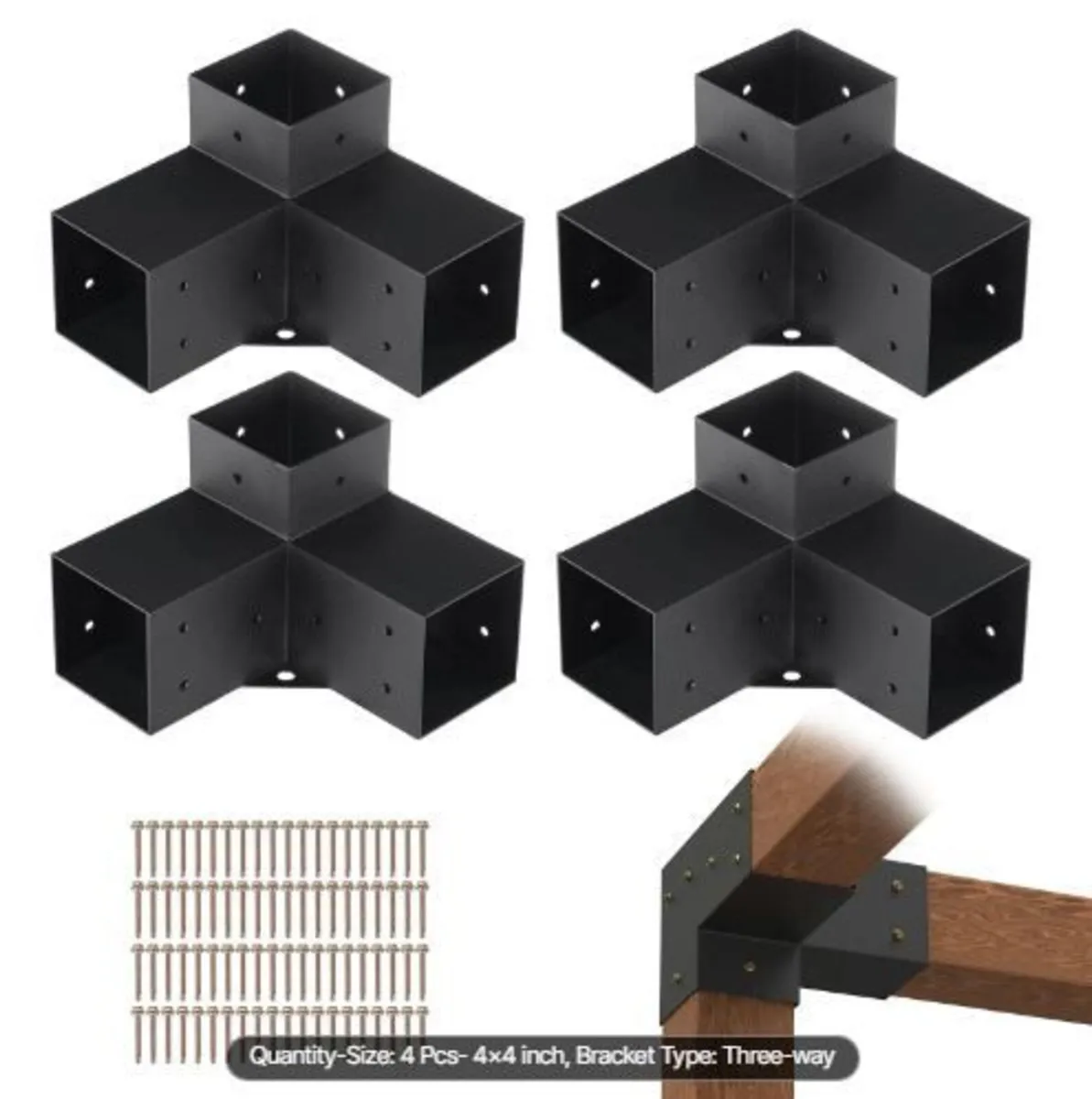 Pergola Bracket Kit 10.2 cm x 10.2 cm - Image 3
