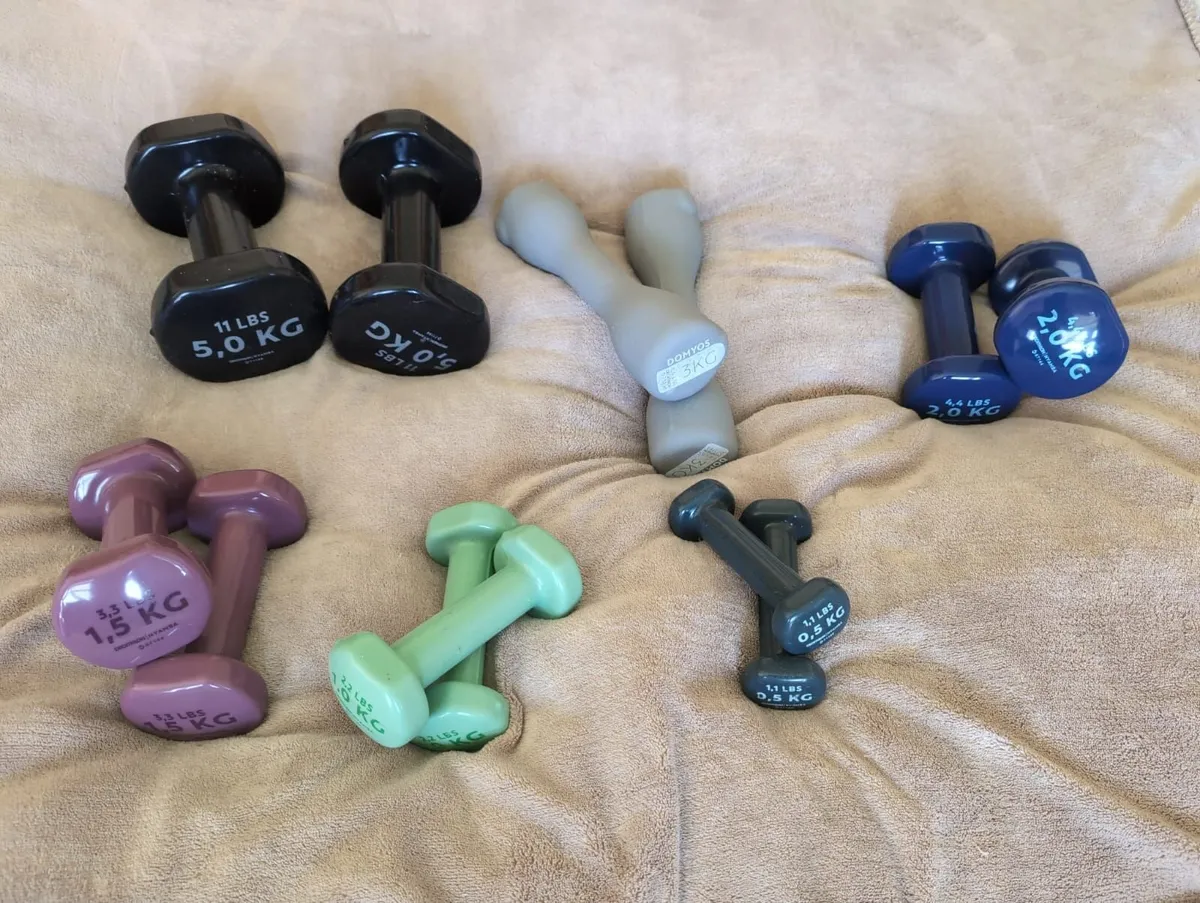 Set of Dumbells - almost new - Image 1