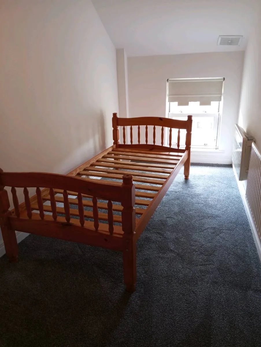 Pine single bed frame