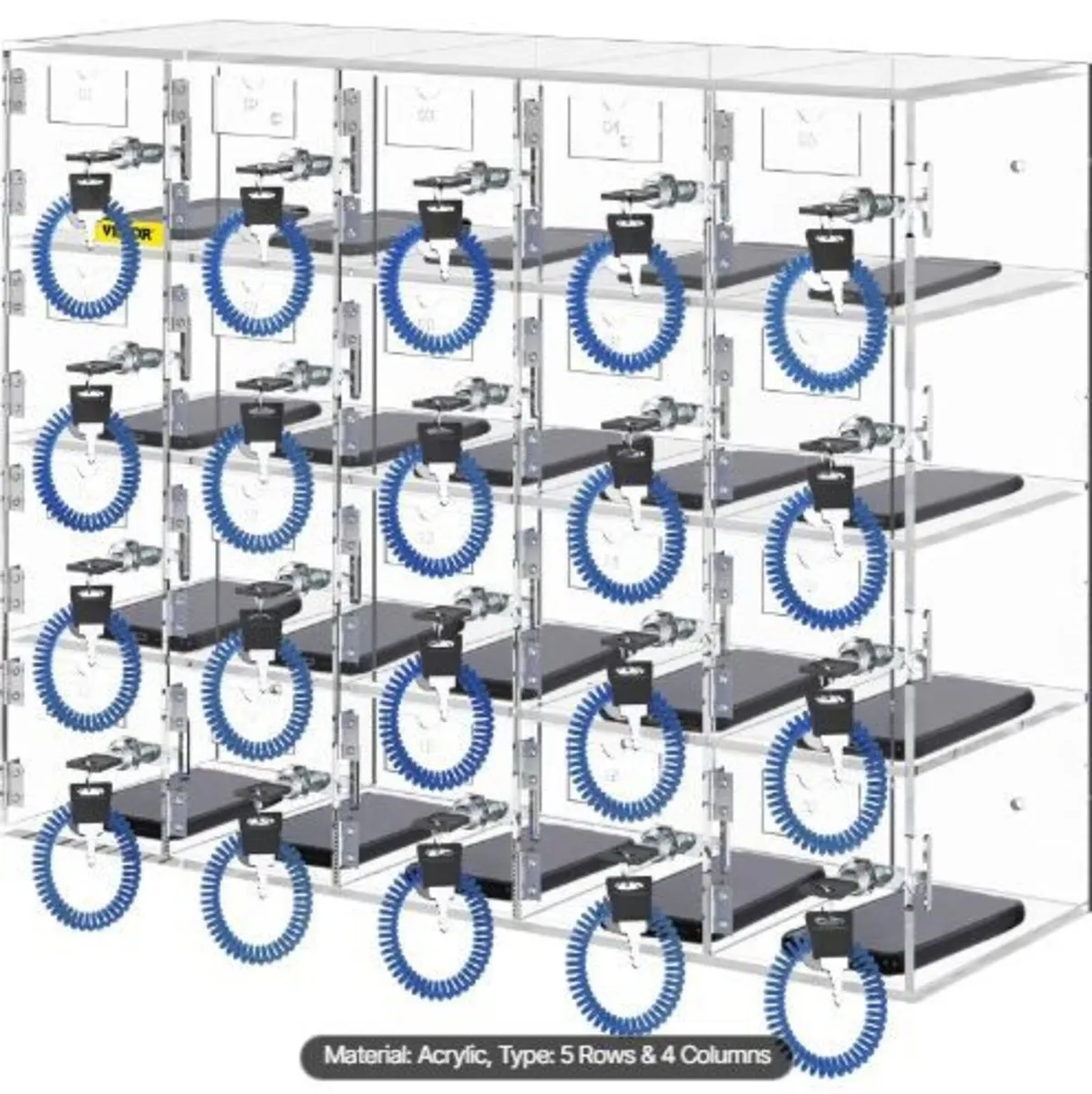 Cell Phone Storage Locker, 20 Slots - Image 1