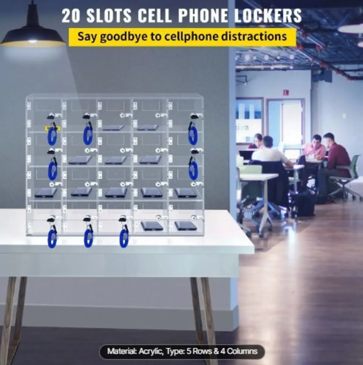 Cell Phone Storage Locker, 20 Slots - Image 3