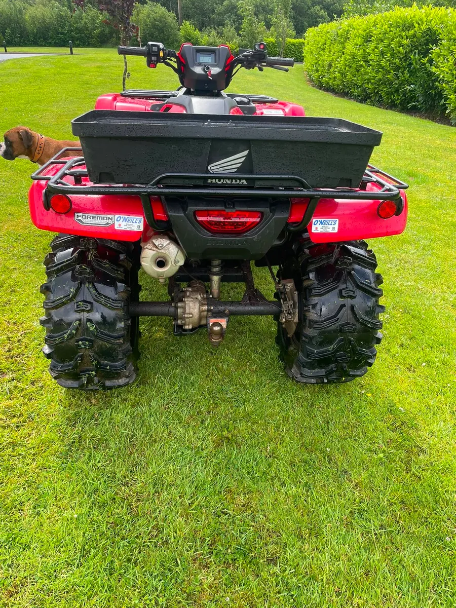 2017 honda foreman 500 - Image 4