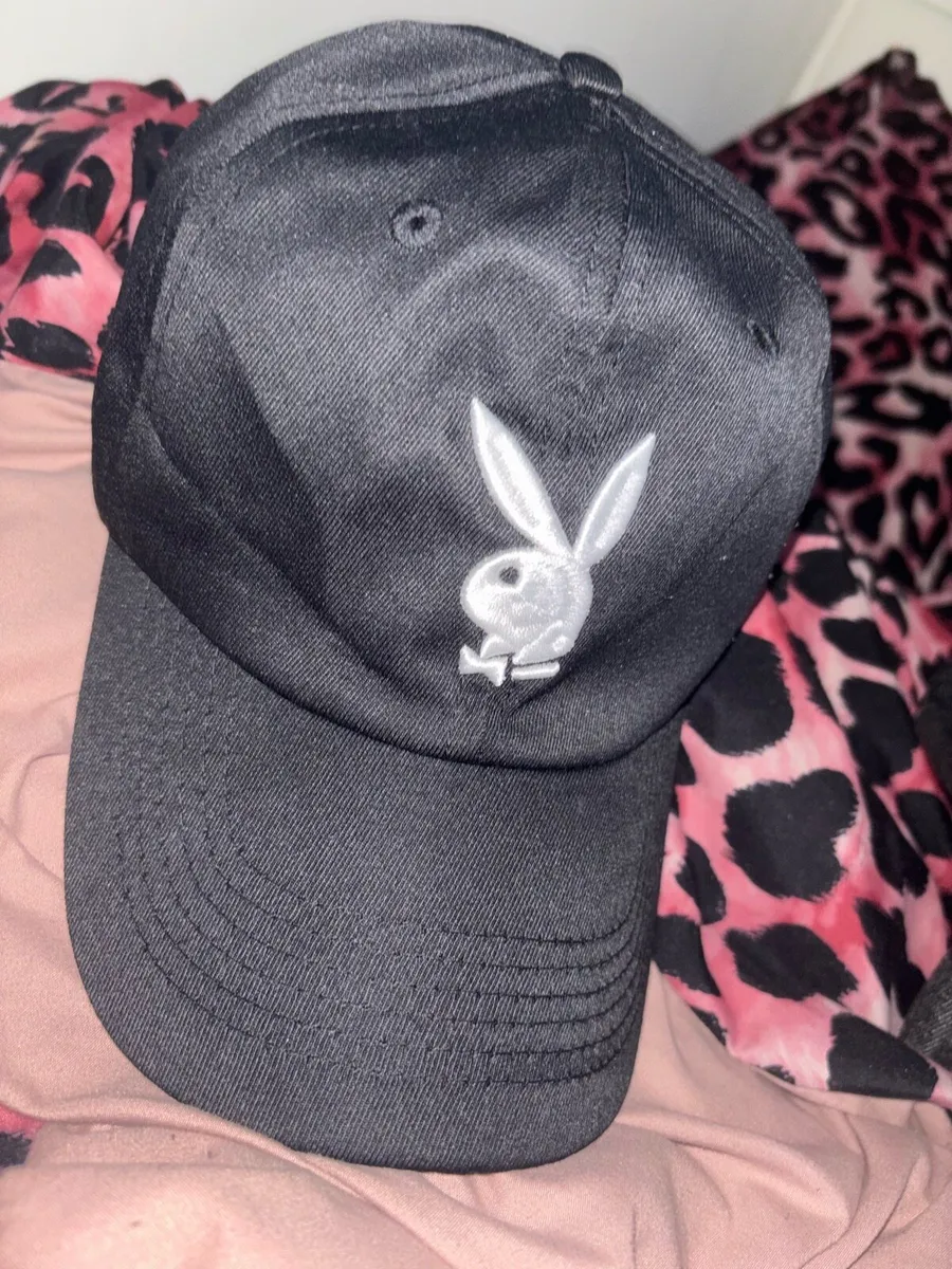 Black Playboy Cap - Image 1