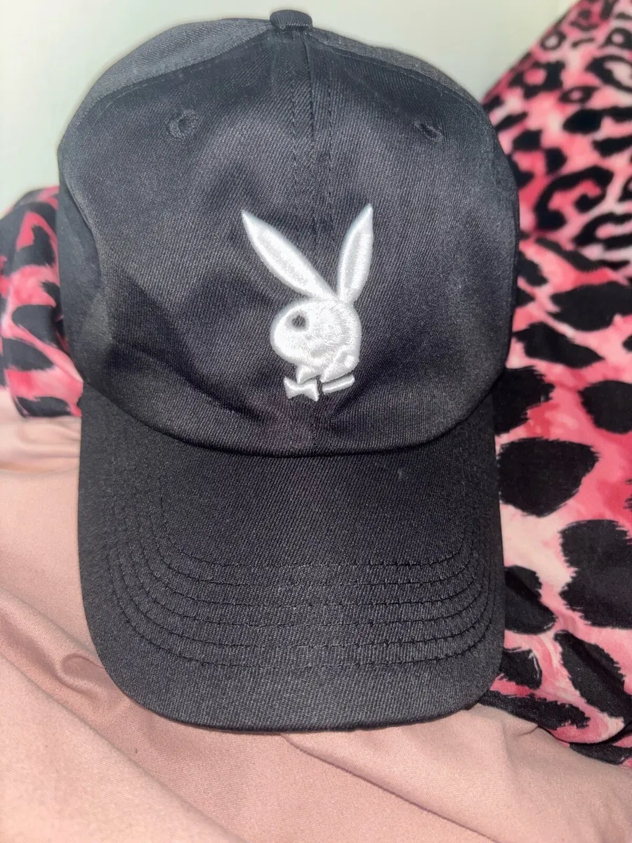 Black Playboy Cap - Image 2